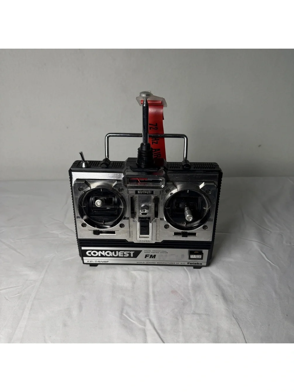 Vintage Futaba Conquest FP-T4NBF 4-Channel FM RC Transmitter 72MHz Aircraft Radi